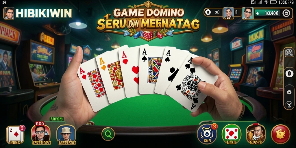 Tampilan gameplay yang menarik dalam HIBIKIWIN.