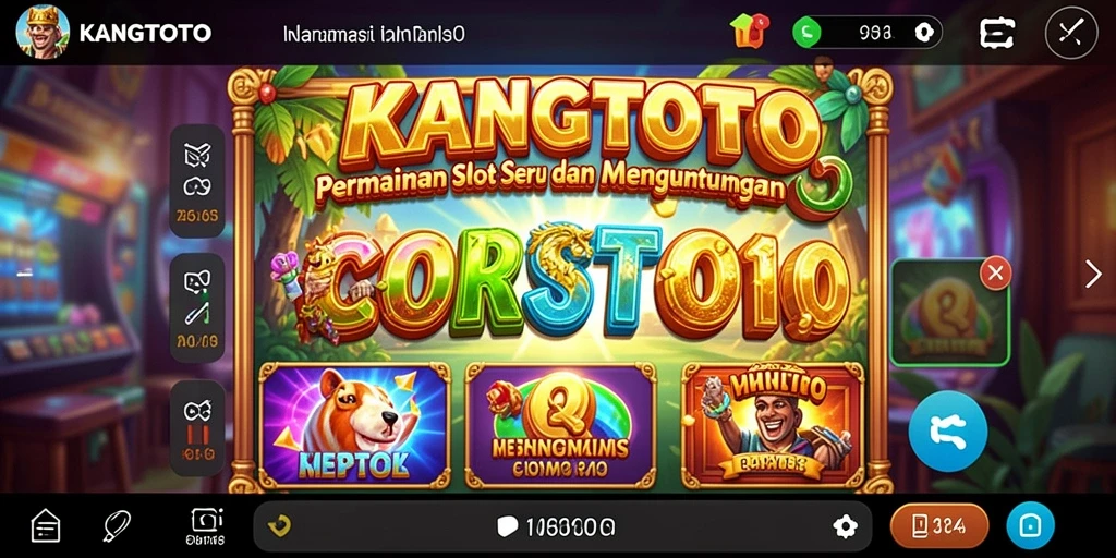 Screenshot gameplay KANGTOTO menampilkan keseruan Slot yang menarik.