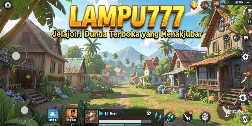 Tampilan gameplay yang menakjubkan dalam dunia Open World LAMPU777.