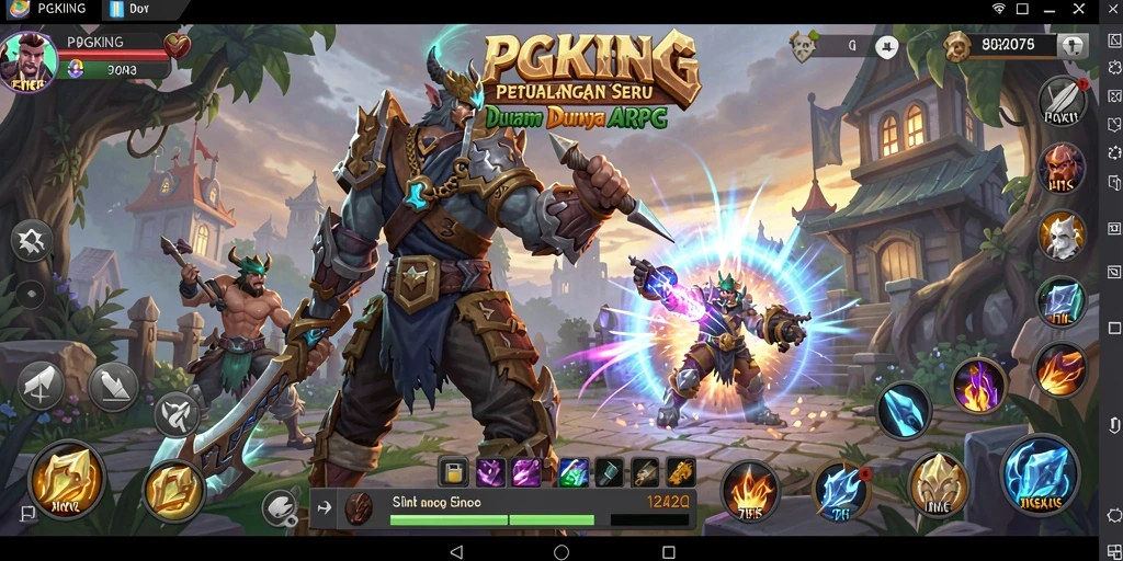 Tampilan gameplay PGKING yang memukau dalam dunia ARPG.