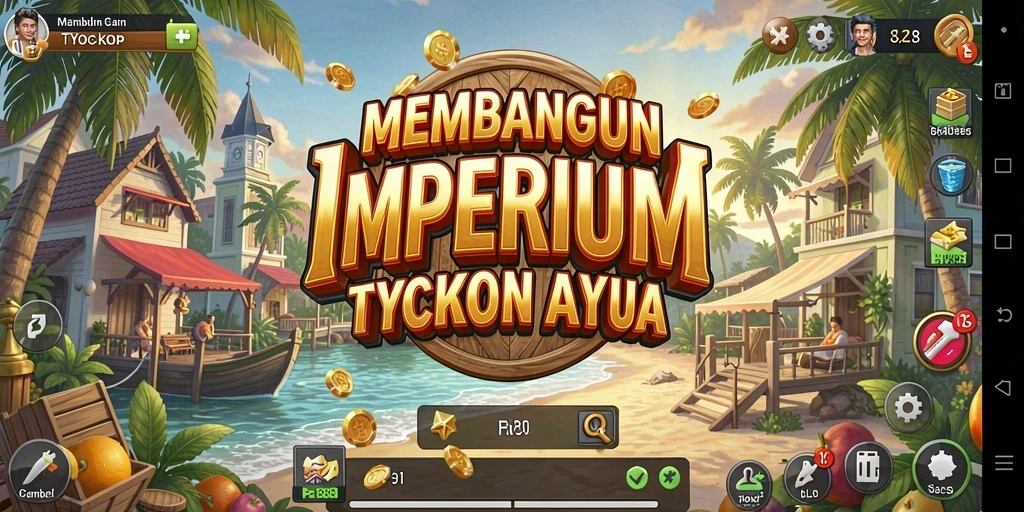 Tampilan gameplay Tycoon yang menarik dan interaktif.