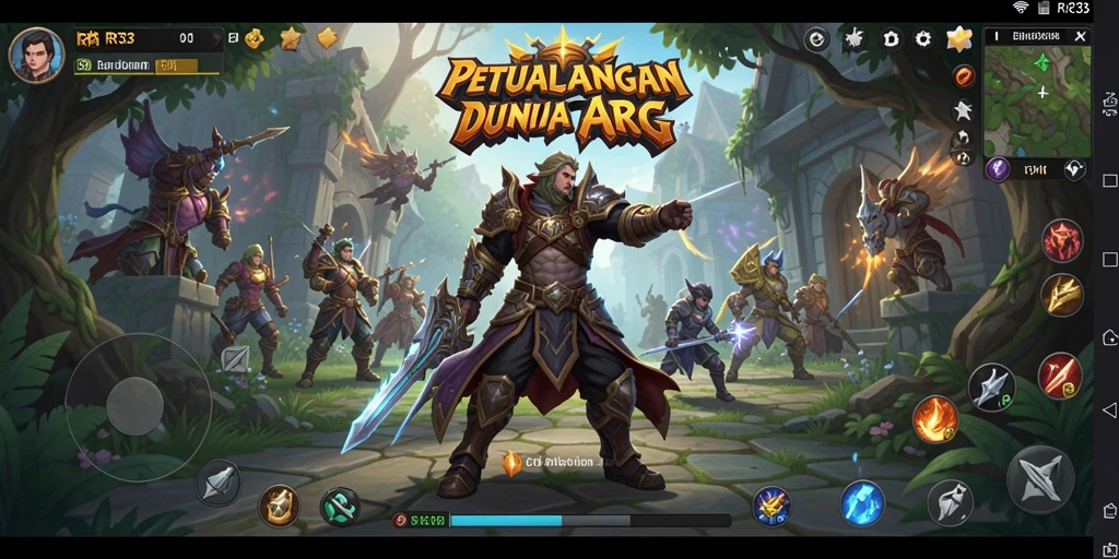 Screenshot gameplay epik dari RR33 yang menampilkan pertarungan seru.