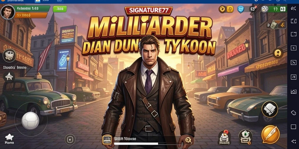 Tampilan gameplay yang menarik dalam SIGNATURE77 dengan elemen Tycoon yang memikat.