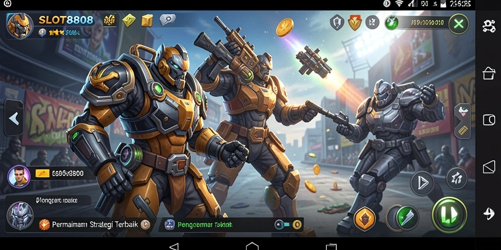 Gameplay SLOT8808 yang menampilkan strategi dan taktik mendalam.