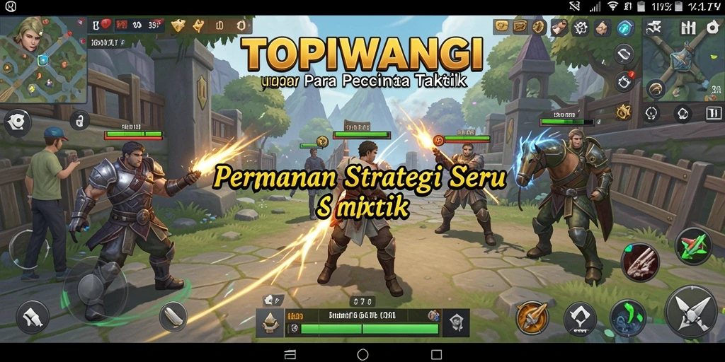Tampilan gameplay TOPIWANGI yang menantang dan menarik.